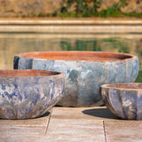 Campania Apulia Bowl Planter, Set of 3 - 5015-18003