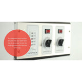 Infratech 30 4048 Solid State Control, 4 Zone Analog Control with Digital Timer - 4.5 x 18.75 x 2.5 in.