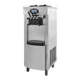 53" Freestanding 3 Flavors Commercial Soft Serve Yogurt Ice Cream Machine Maker With Auto Clean (92574031)