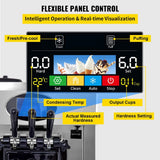 53" Freestanding 3 Flavors Commercial Soft Serve Yogurt Ice Cream Machine Maker With Auto Clean (92574031)