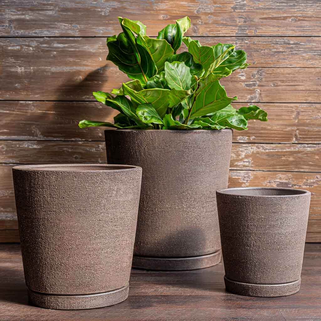 Campania I/O Tapered Cylinder Planter, Set of 3 - 5321-12203