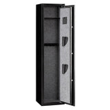 54 Inch Heavy Duty Biometric 5 Gun, Pistol & Long Rifle Security Safe W/ Removeable Shelf For Home & Office (93157284)