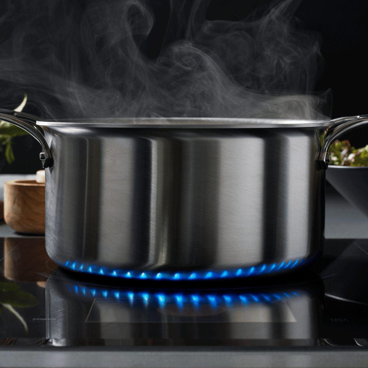 Dacor 36-Inch Contemporary Induction Cooktop, LCD, Frameless, Black Glass - DTI36M977BB