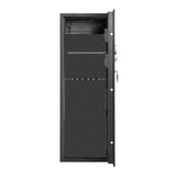 57 Inch High Capacity Extra Large Biometric Home Gun Safe W/ Inner Lockbox For Rifles & Pistols (93516472)