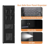57 Inch High Capacity Extra Large Biometric Home Gun Safe W/ Inner Lockbox For Rifles & Pistols (93516472)