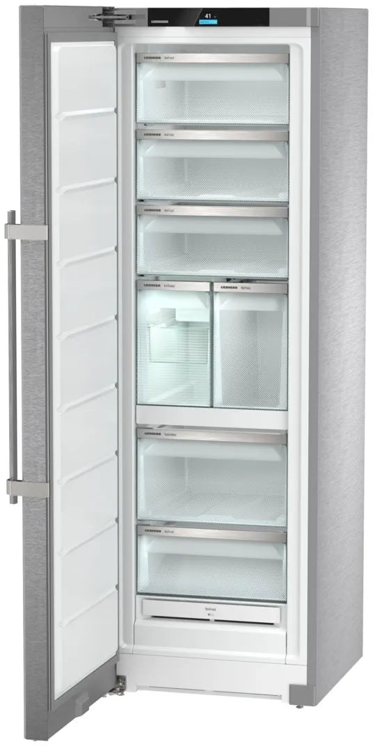 Liebherr 48 inch Bottom Freezer Refrigerator Pair with SF5291 24 Inch Left Hinge Refrigerator and SRB5290 24 Inch Right Hinge Refrigerator in Stainless Steel