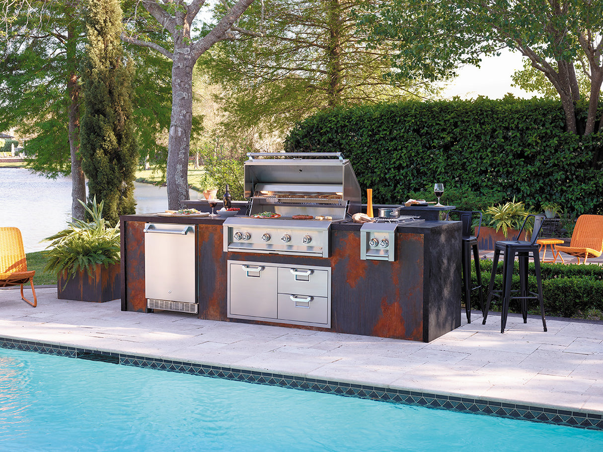 Aspire By Hestan 42" Outdoor Built-In Grill with 4 U-Burner & Rotisserie - EABR42