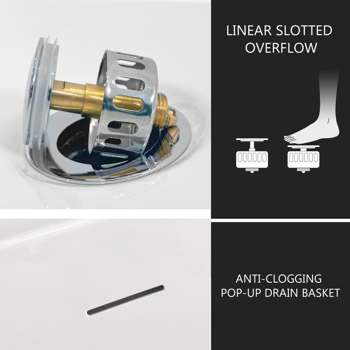 59" Freestanding Acrylic Oval Shape Soaking Tub With Integrated Slotted Overflow (95173864)