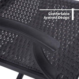 5PCS Outdoor Patio Rattan Dining Furniture Set With Swivel Armchairs (91823705)