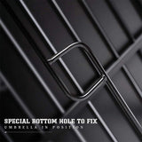 5PCS Outdoor Patio Rattan Dining Furniture Set With Swivel Armchairs (91823705)