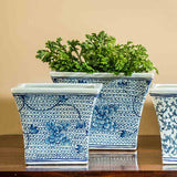 Campania Square Flared Planter, Set of 6 - 6182-13006