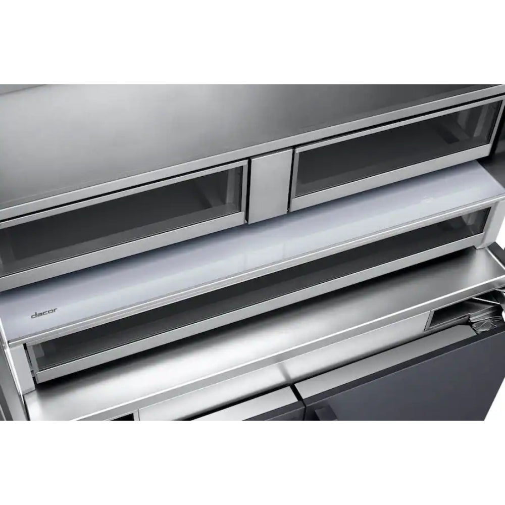 Dacor 36-Inch Contemporary Built-In French Door Refrigerator with SteelCool - DRF367500AP