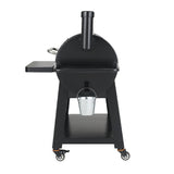 62" Heavy Duty Portable Wood Pellet BBQ Grill With Cart