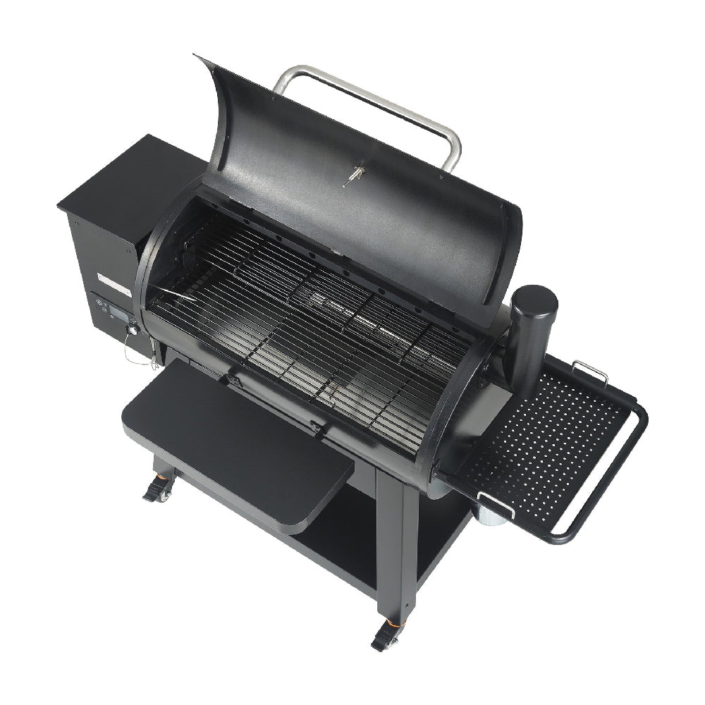 62" Heavy Duty Portable Wood Pellet BBQ Grill With Cart