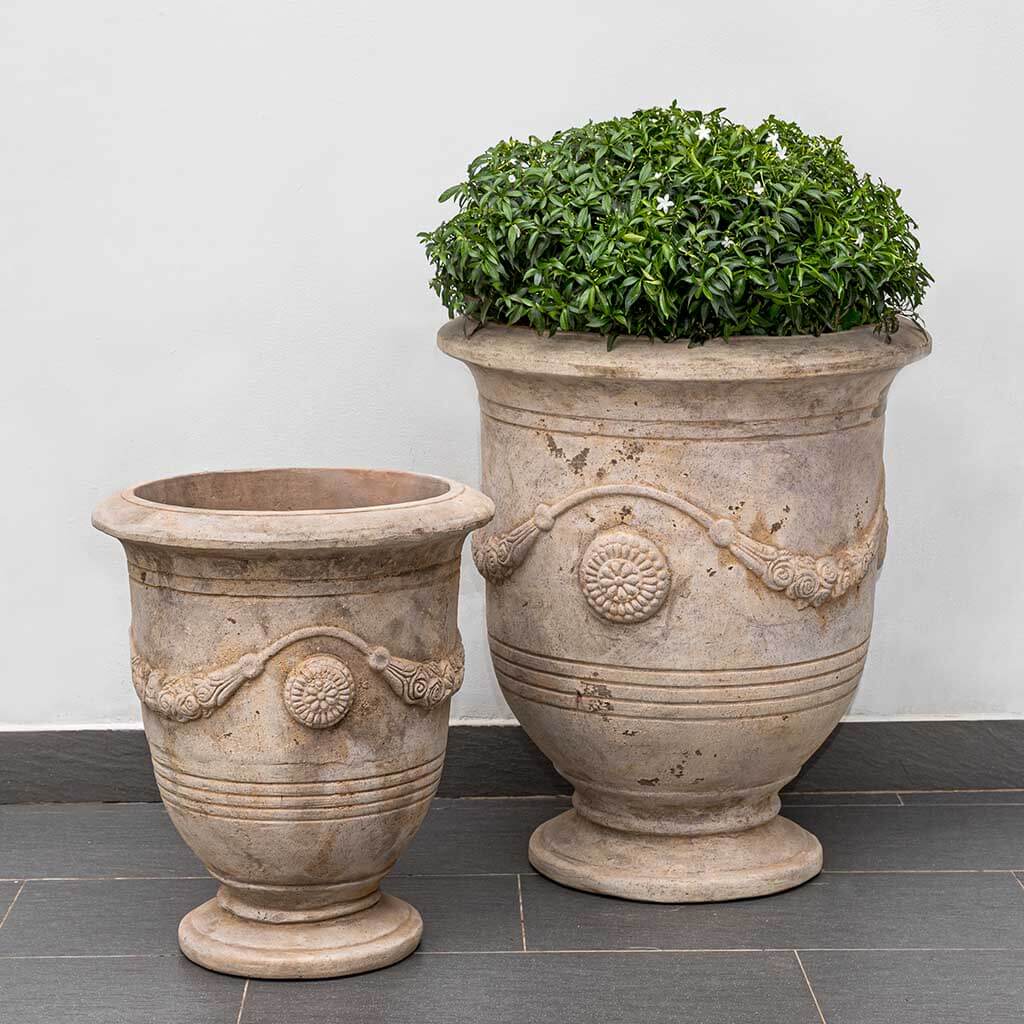 Campania Anduze Urn Planter Set of 2 - 6486-2402