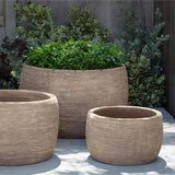 Campania Denali Planter, Low, Set of 3 - 6496-23803