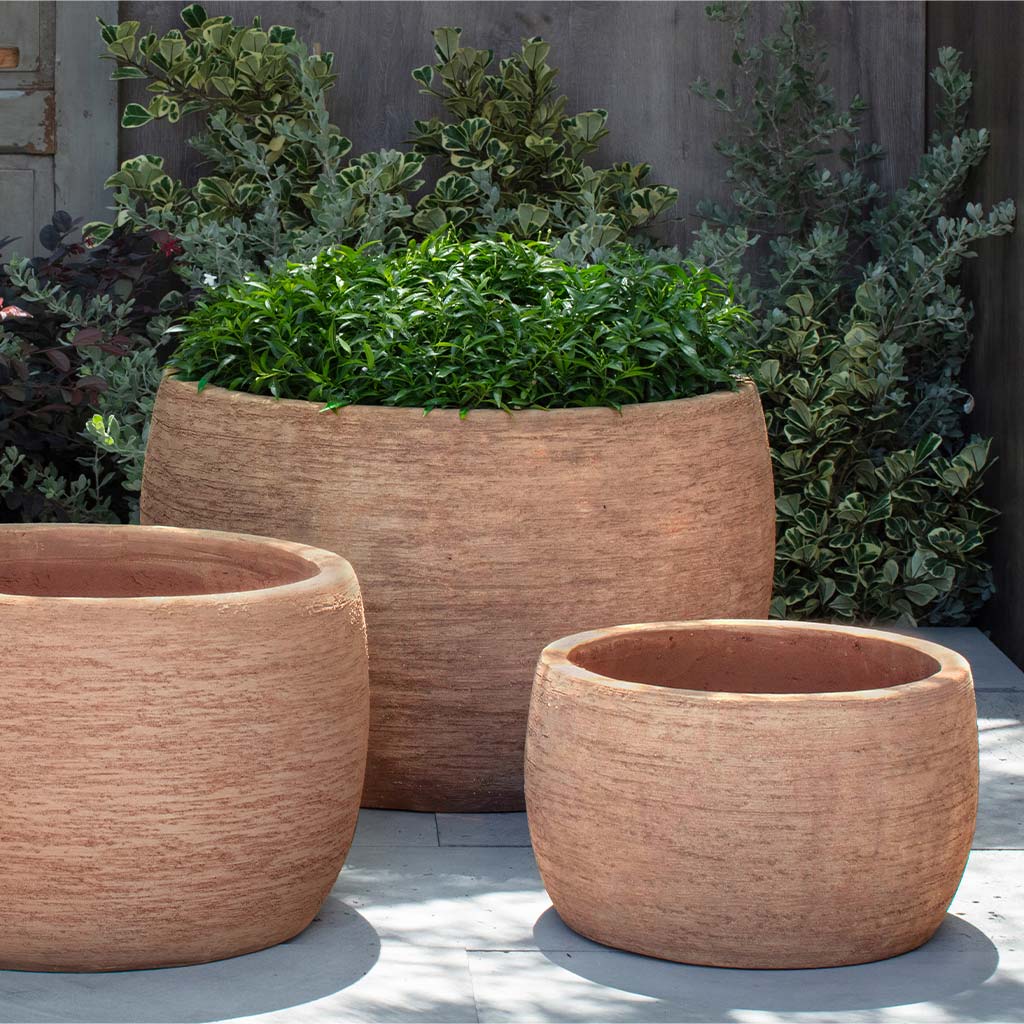 Campania Denali Planter, Low, Set of 3 - 6496-23803