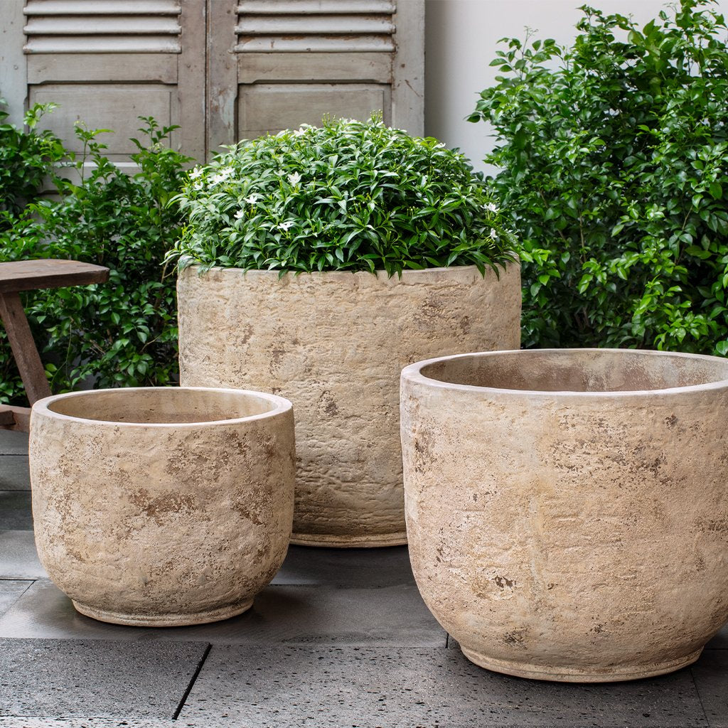 Campania Monreale Planter, Set of 3 - 6519-6603