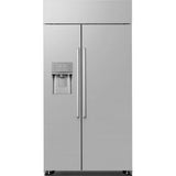 Dacor 42-Inch Built-In Side-by-Side Refrigerator, Silver Stainless - DRS425300SR