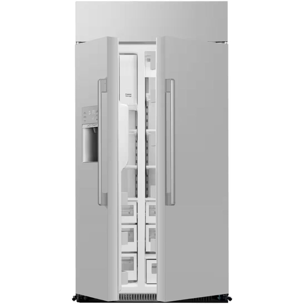 Dacor 42-Inch Built-In Side-by-Side Refrigerator, Silver Stainless - DRS425300SR