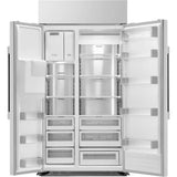 Dacor 42-Inch Built-In Side-by-Side Refrigerator, Silver Stainless - DRS425300SR