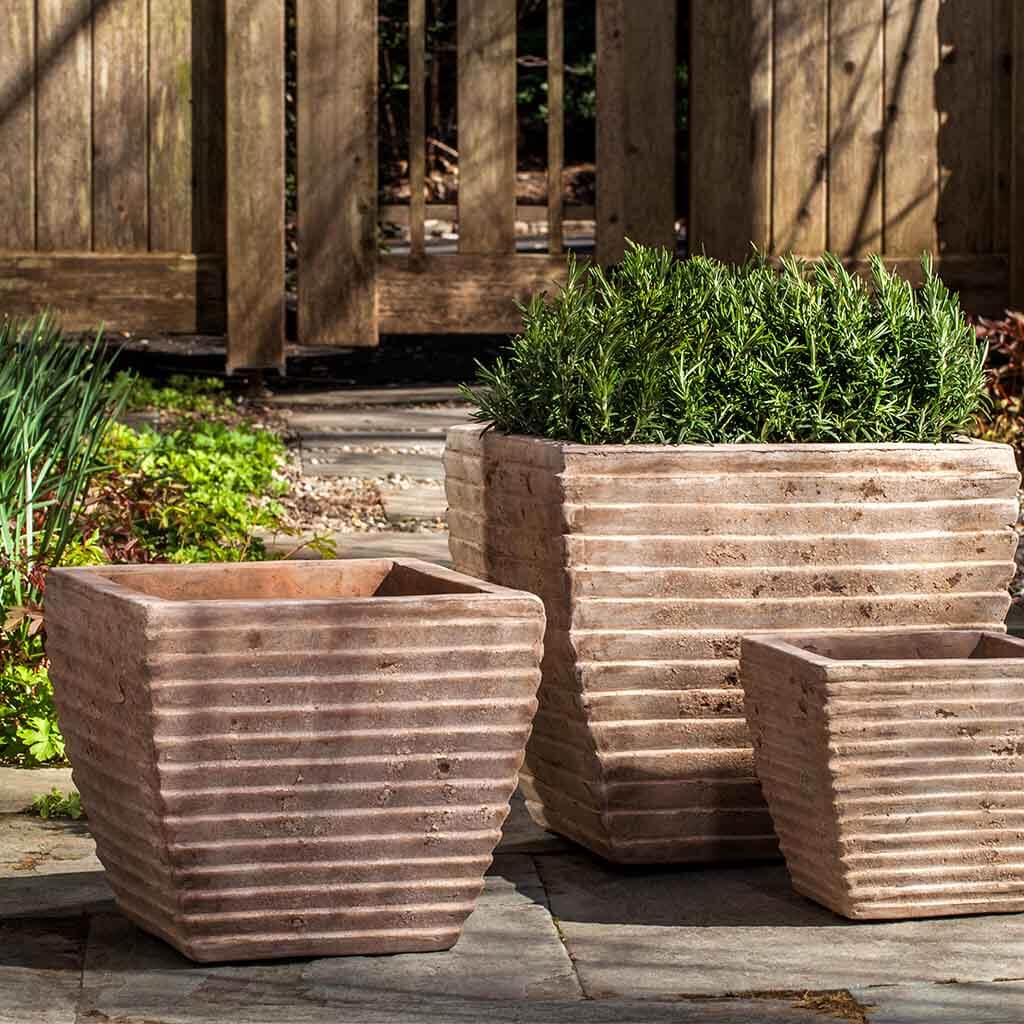 Campania Ipanema Planter, Square, Set of 3 - 6810-6603
