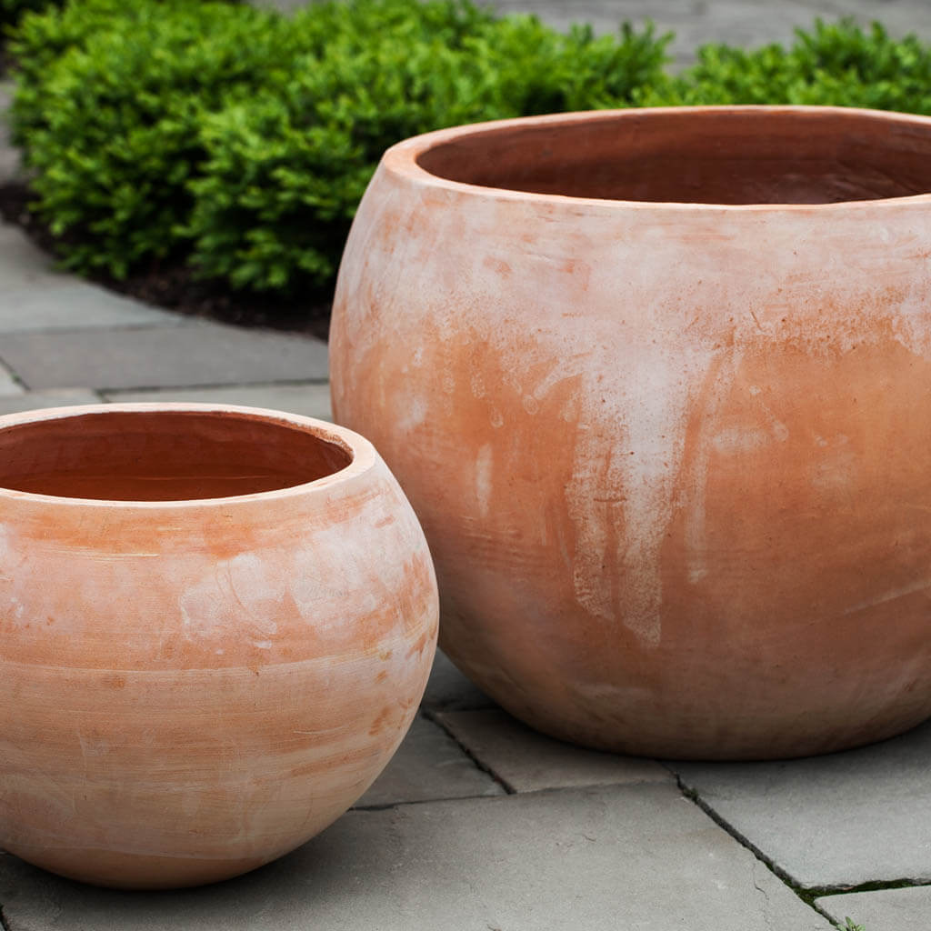 Campania Paseo Bowl Planter, Set of 2 - 6821-2402