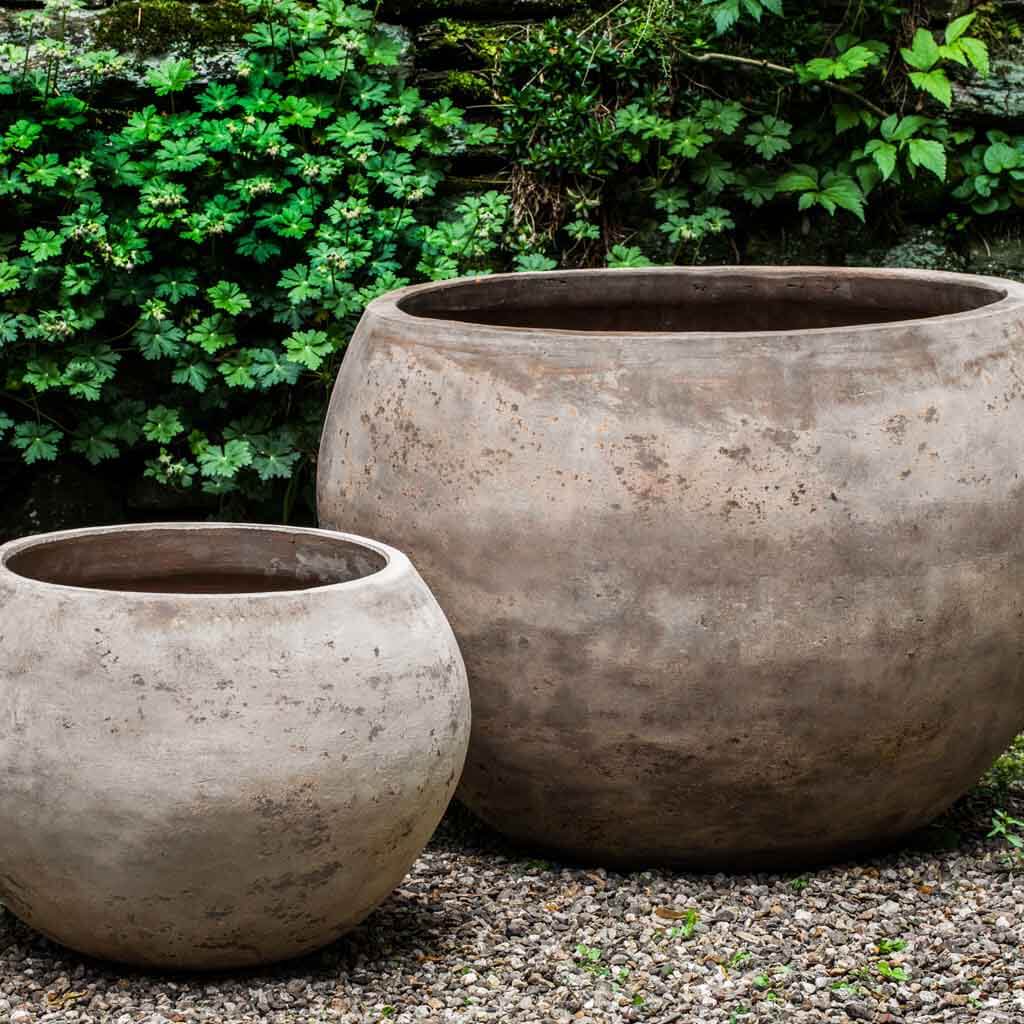 Campania Paseo Bowl Planter, Set of 2 - 6821-2402