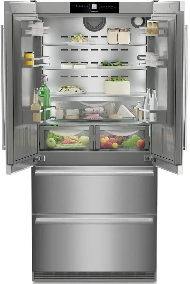 Liebherr CS2092G 36 inch French Door Refrigerator with 19.5 cu. ft. Capacity, LED Lighting, Duo Cooling, Ice Maker, in Stainless Steel