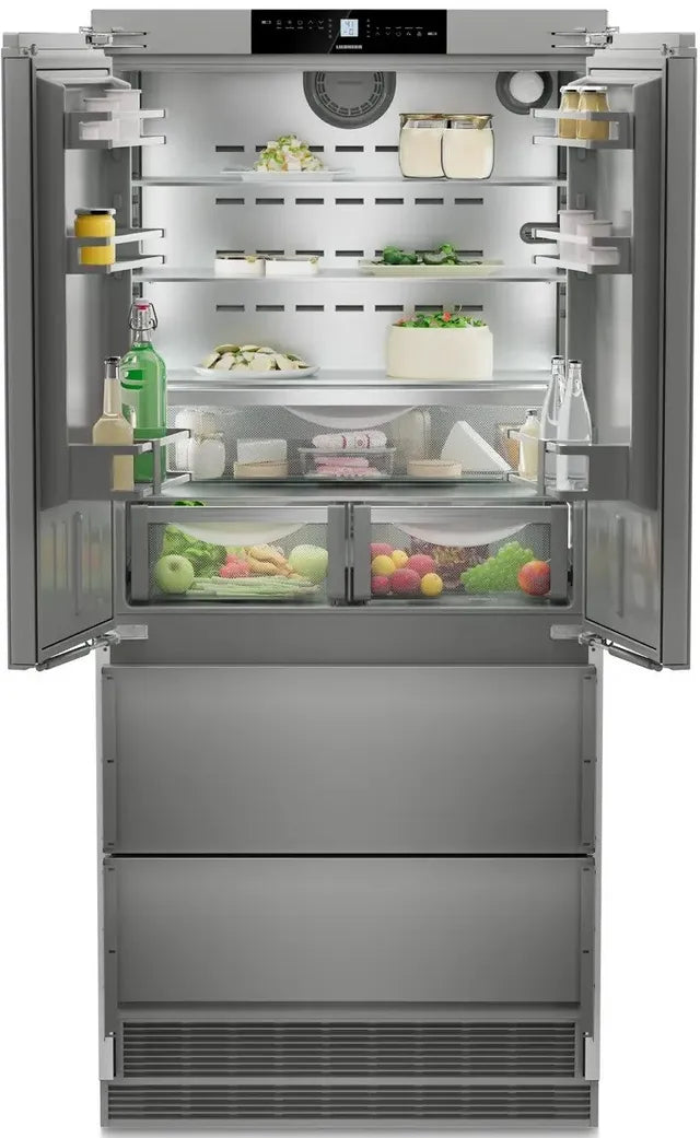 Liebherr HC2092G 36 inch Integrated French Door Refrigerator with 19.5 cu. ft. Capacity, Duo Cooling, Ice Maker, Soft System, in Panel Ready