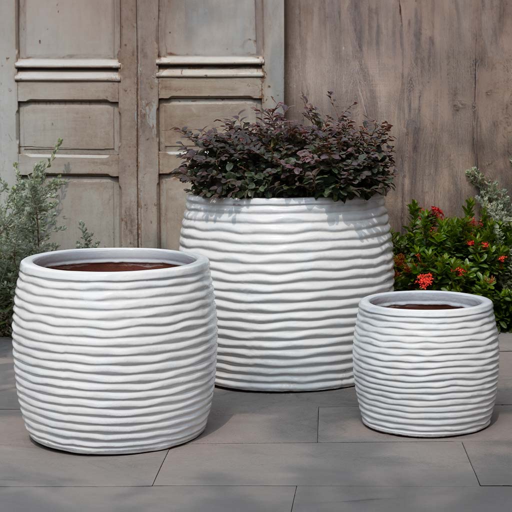 Campania Montauk Planter, Tall, Set of 3 - 7004-0103