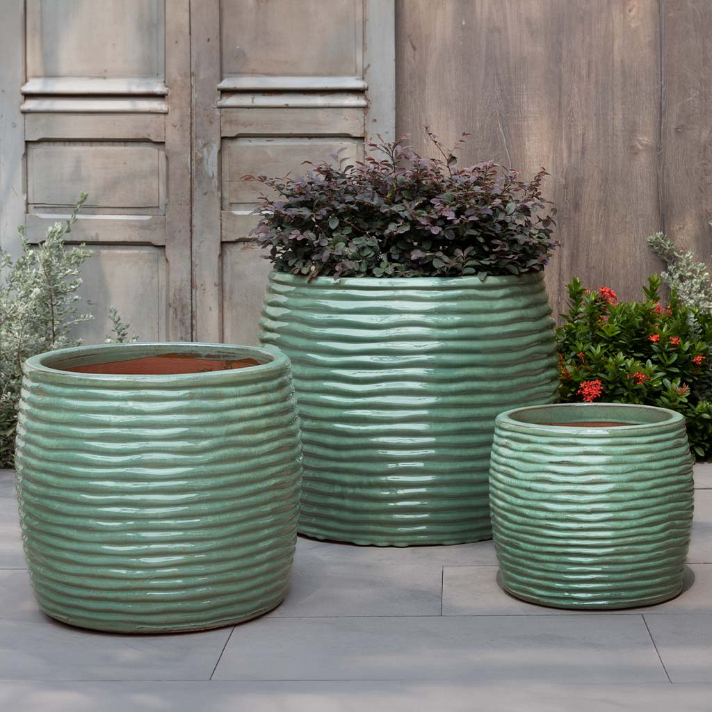 Campania Montauk Planter, Tall, Set of 3 - 7004-0103