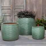 Campania Montauk Planter, Tall, Set of 3 - 7004-0103