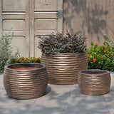 Campania Montauk Planter, Set of 3 - 7005-0103