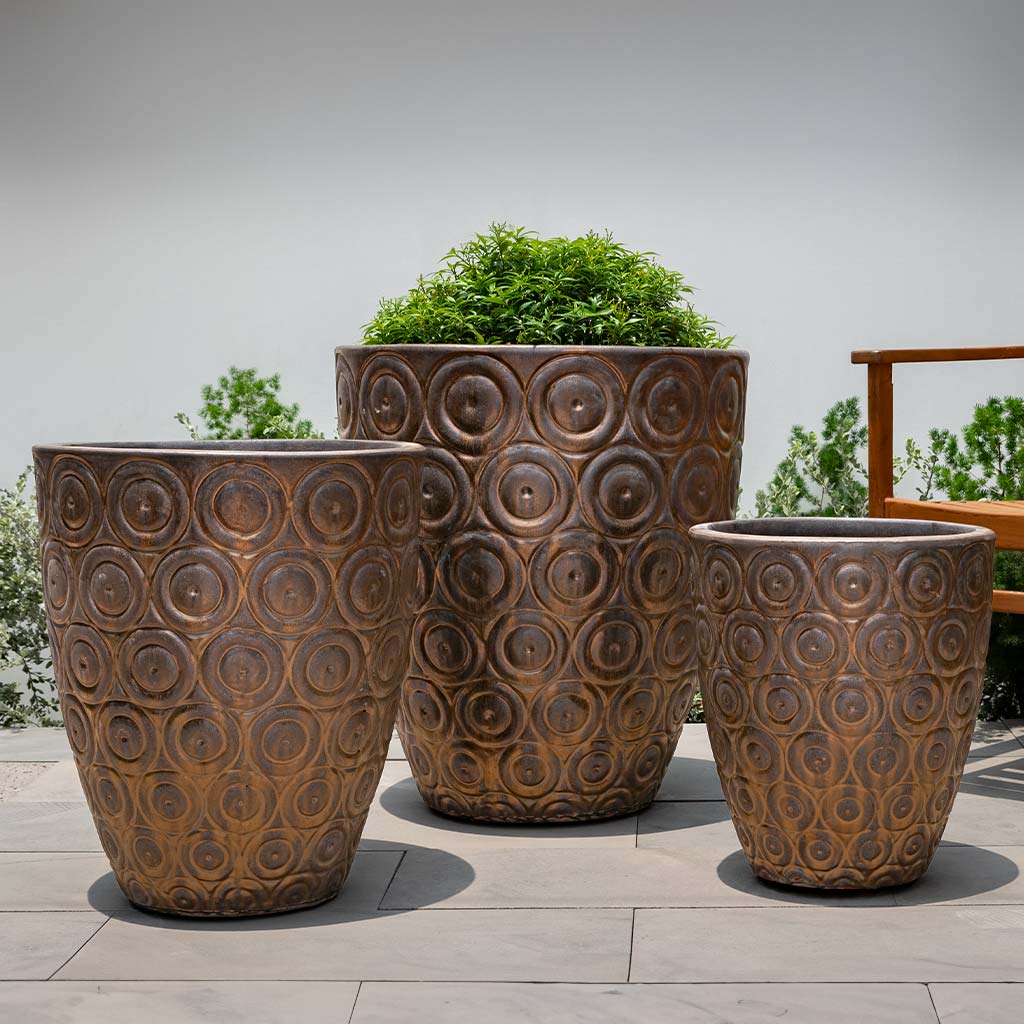 Campania Benicio Planter, Set of 3 - 7006-0103