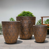 Campania Benicio Planter, Set of 3 - 7006-0103