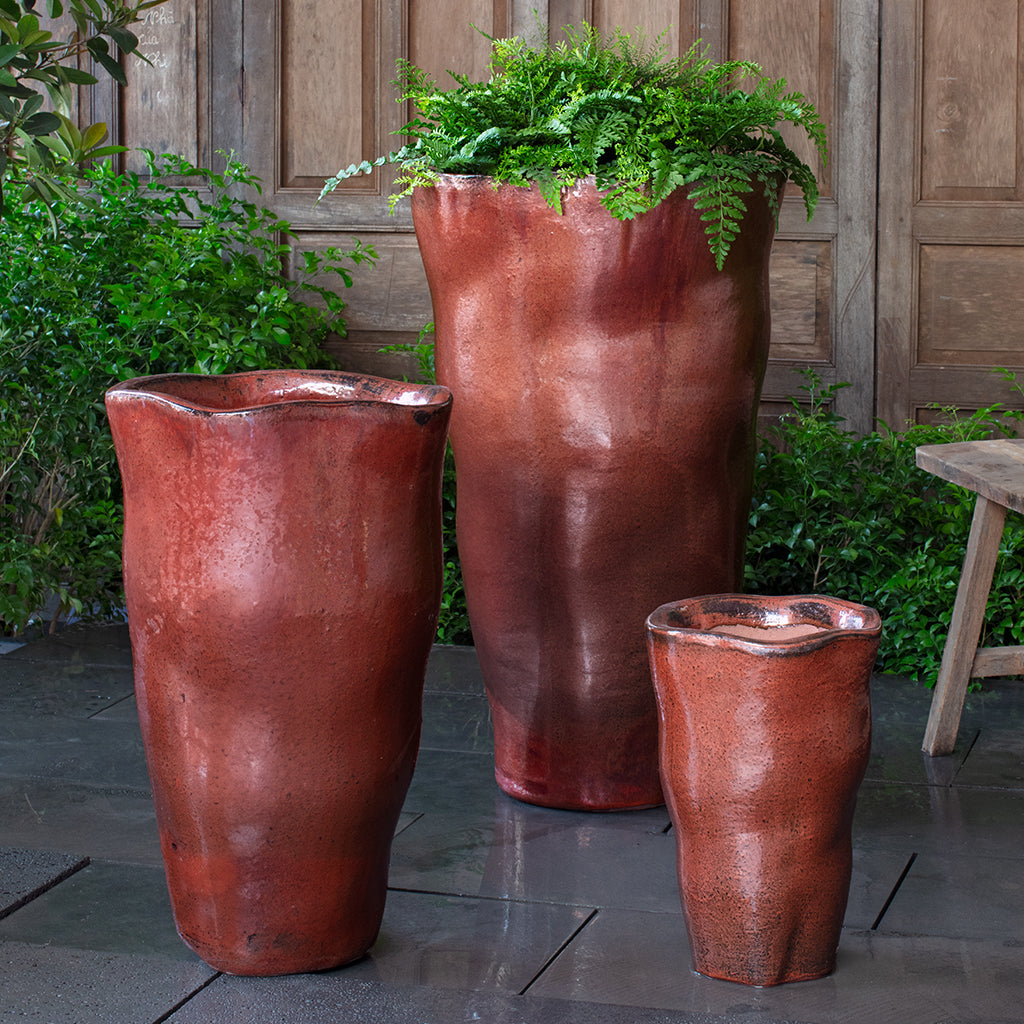Campania Foxglove Planter, Tall, Set of 3 - 7007-0703