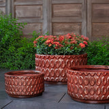 Campania Oriel Planter, Low, Set of 3 - 7013-0103