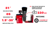 Katool KT-B795L Heavy Duty Truck Wheel Balancer