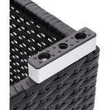 7PCS Outdoor Cushioned Patio Rattan Wicker Sofa Sectional Furniture Set (93875941)