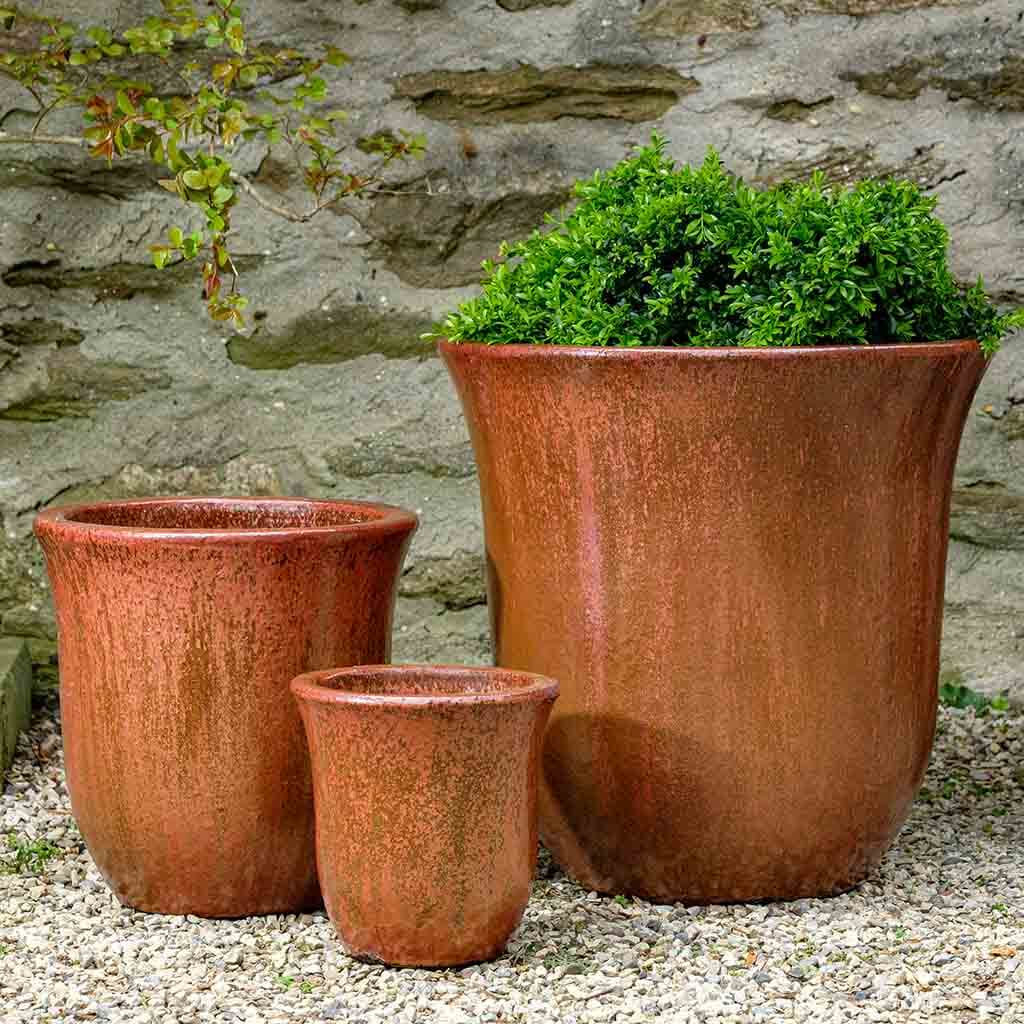 Campania Campana Planter, Set of 3 - 8103-0103