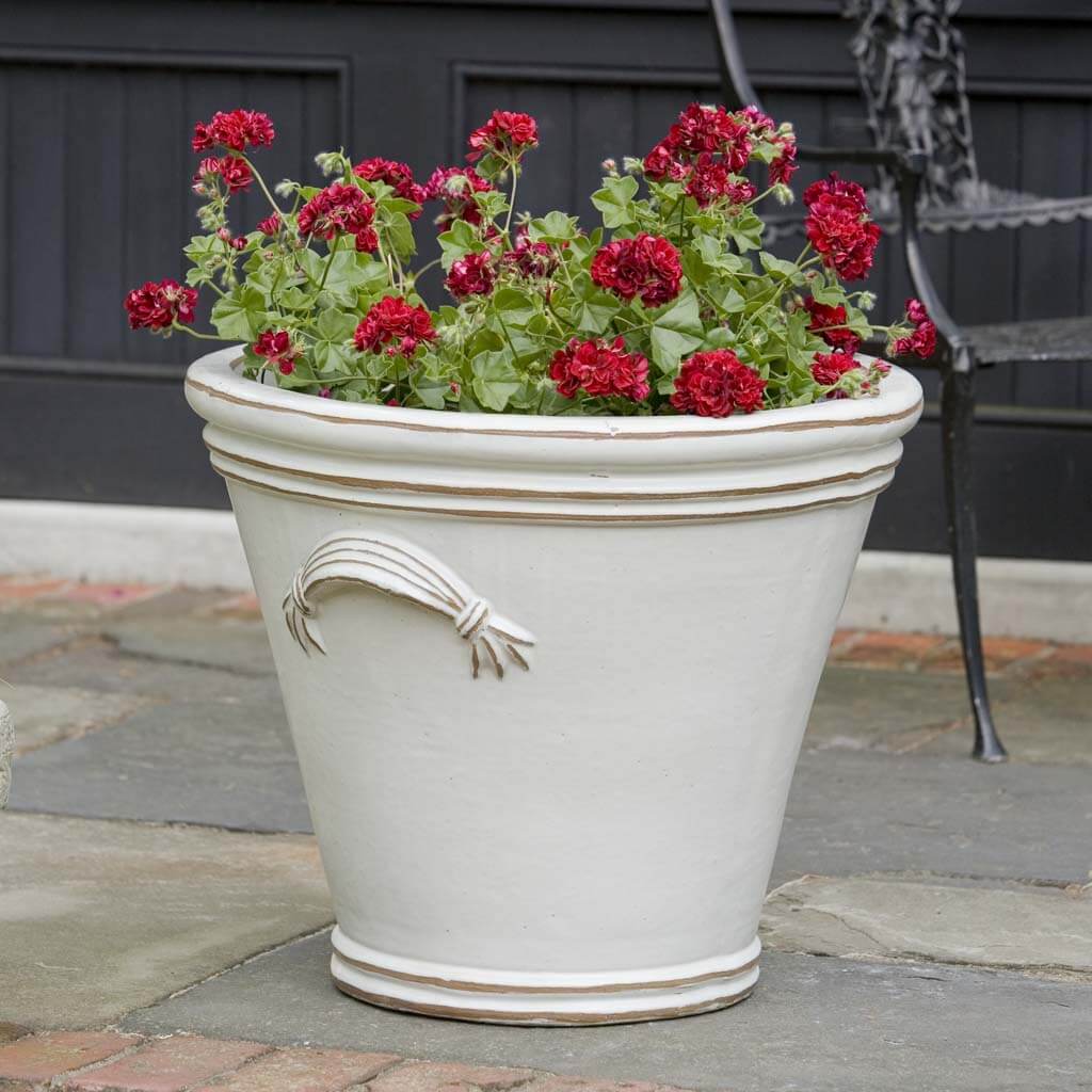 Campania Fluted Handle Planter, Set of 3 - 8118-0103