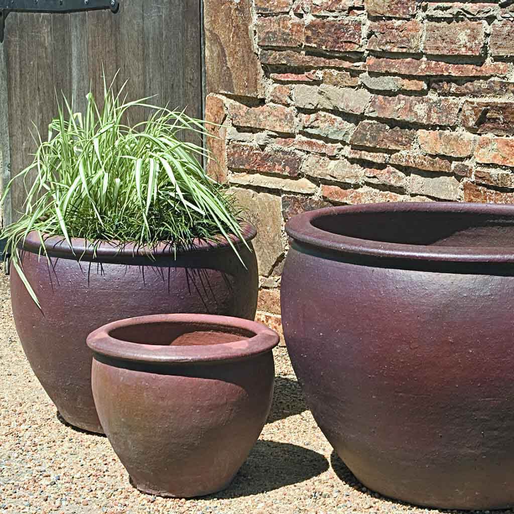 Campania Tron Cao Pot Planter, Set of 3 - 83-411-2003