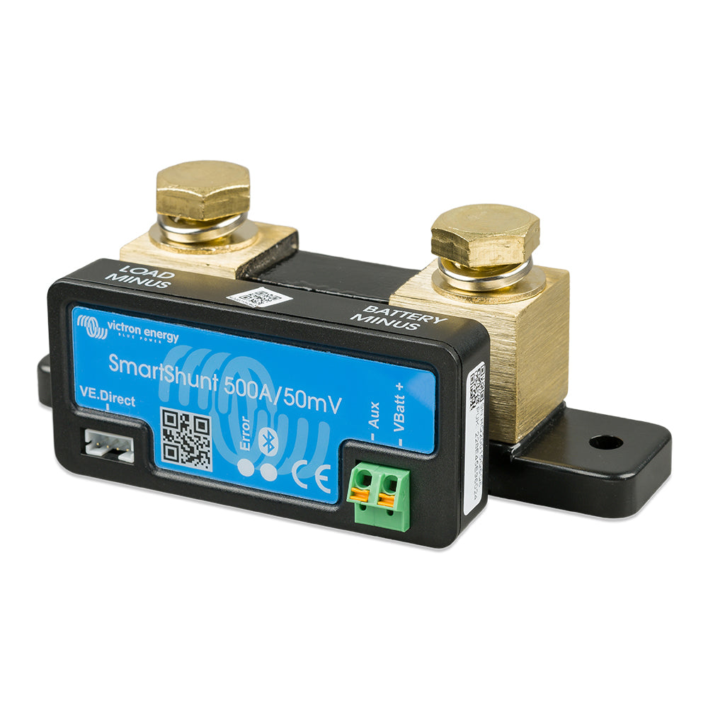 Victron SmartShunt 500AMP50MV Bluetooth Smart Battery Shunt SHU050150050