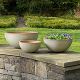Campania Glenside Bowl Planter, Set of 3 - 8422-13703