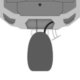 Minn Kota Raptor Direct Mount Angle Bracket  White 1810376