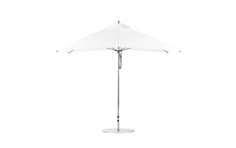 Ledge Lounger Essential Fiberglass Umbrella - 10' Square Pulley