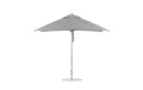 Ledge Lounger Essential Fiberglass Umbrella - 10' Square Pulley