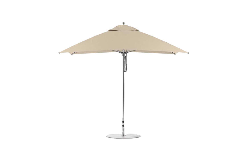 Ledge Lounger Essential Fiberglass Umbrella - 10' Square Pulley