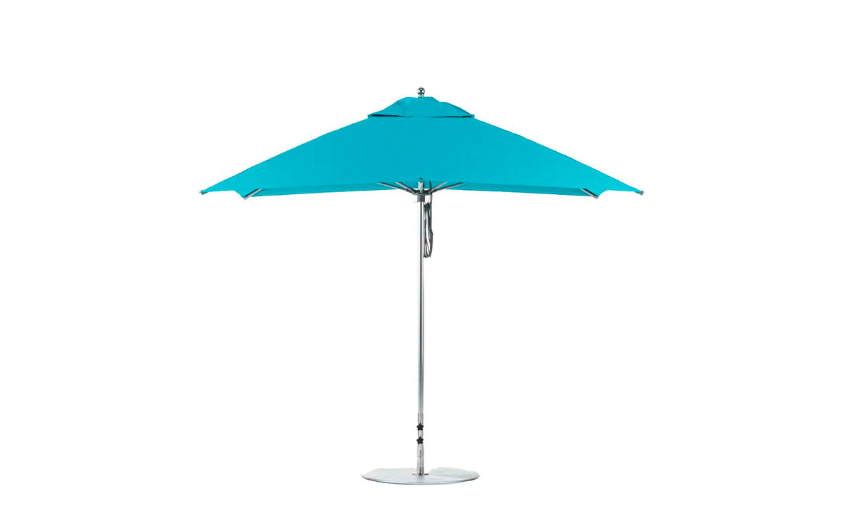 Ledge Lounger Essential Fiberglass Umbrella - 10' Square Pulley